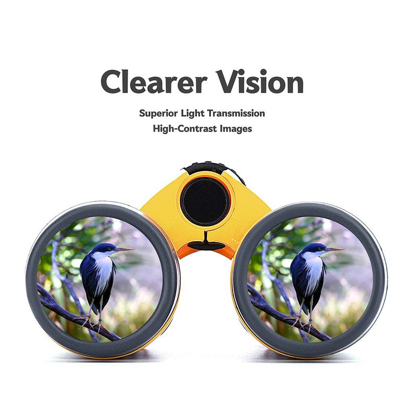 Vanstarry Compact Binoculars for Kids Bird Watching Hiking Camping Fishing Accessories Gear Essentials Best Toy Gifts for Boys Girls Children Toddler Waterproof 5X30 Optical Lens Including Compass - Image 5